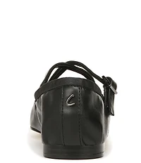 Circus NY by Sam Edelman Zuri Leather Bow Mary Jane Ballerina Flats