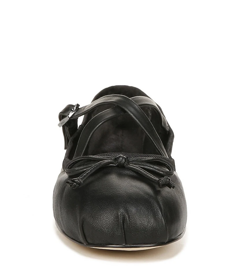 Circus NY by Sam Edelman Zuri Leather Bow Mary Jane Ballerina Flats