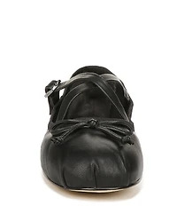 Circus NY by Sam Edelman Zuri Leather Bow Mary Jane Ballerina Flats