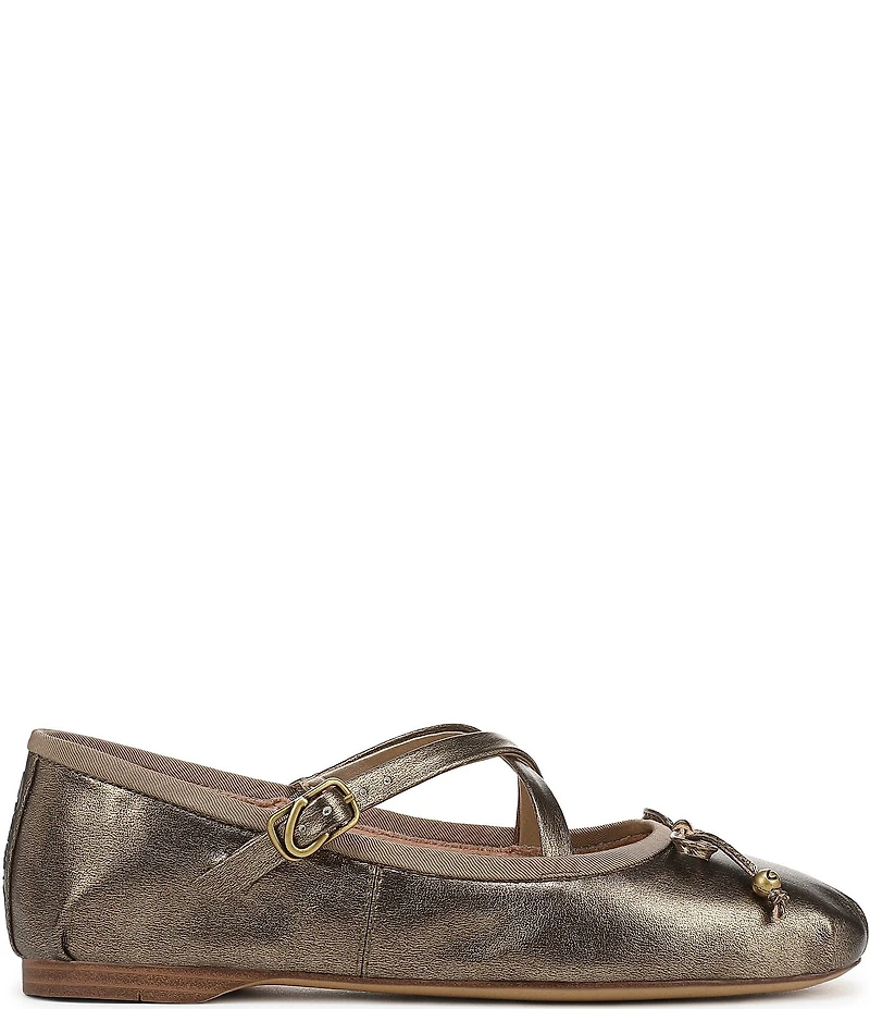 Circus NY by Sam Edelman Zuri Metallic Bow Ballerina Flats