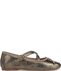 Circus NY by Sam Edelman Zuri Metallic Bow Ballerina Flats