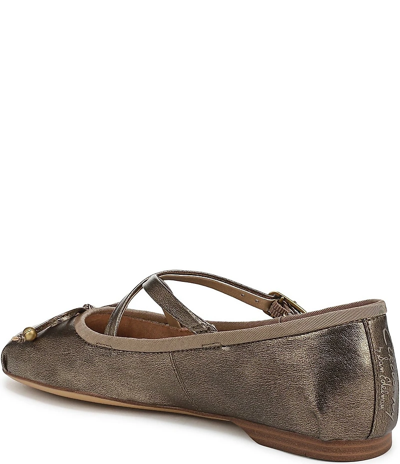 Circus NY by Sam Edelman Zuri Metallic Bow Ballerina Flats