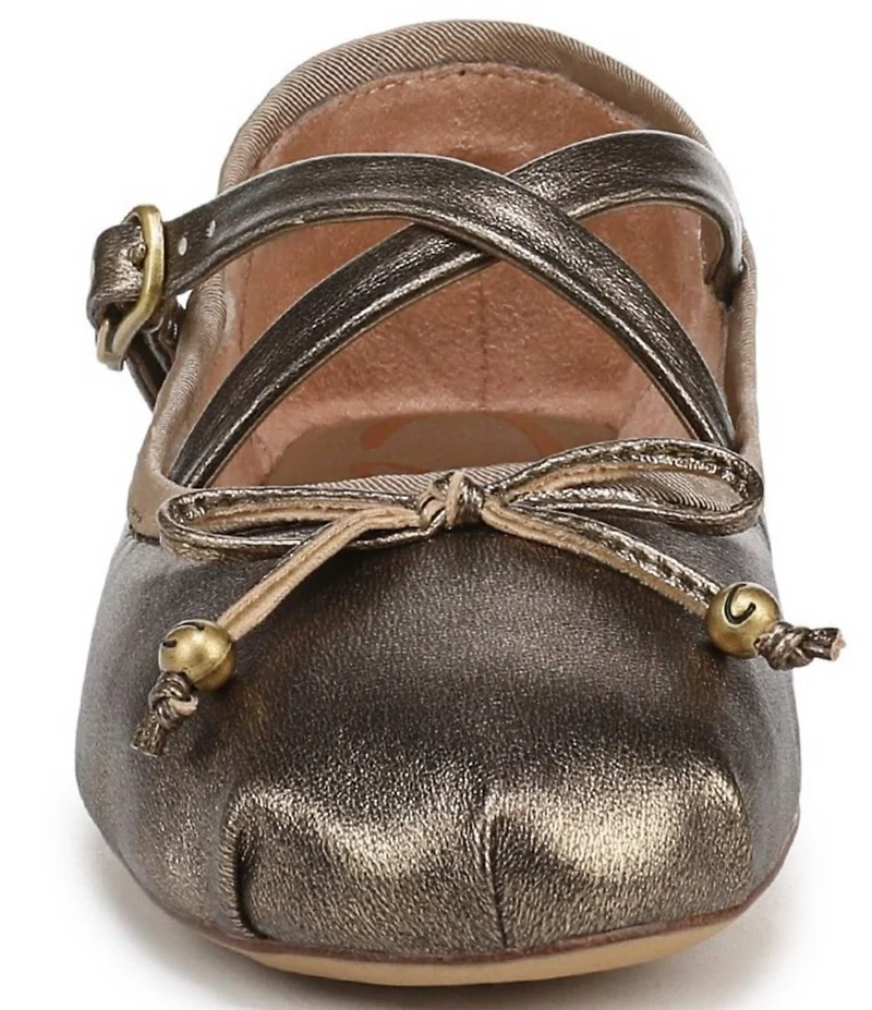 Circus NY by Sam Edelman Zuri Metallic Bow Ballerina Flats