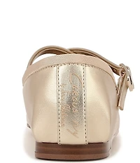 Circus NY by Sam Edelman Zuri Metallic Bow Mary Jane Ballerina Flats