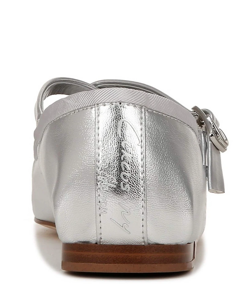 Circus NY by Sam Edelman Zuri Metallic Bow Mary Jane Ballerina Flats
