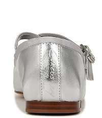 Circus NY by Sam Edelman Zuri Metallic Bow Mary Jane Ballerina Flats