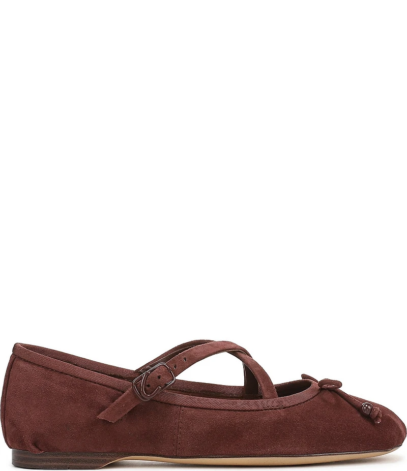 Circus NY by Sam Edelman Zuri Suede Bow Ballerina Flats