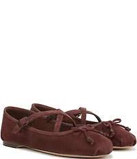 Circus NY by Sam Edelman Zuri Suede Bow Ballerina Flats