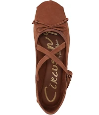 Circus NY by Sam Edelman Zuri Suede Bow Ballerina Flats