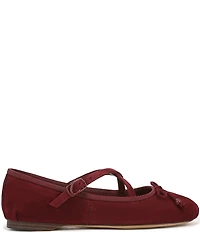 Circus NY by Sam Edelman Zuri Suede Bow Ballerina Flats