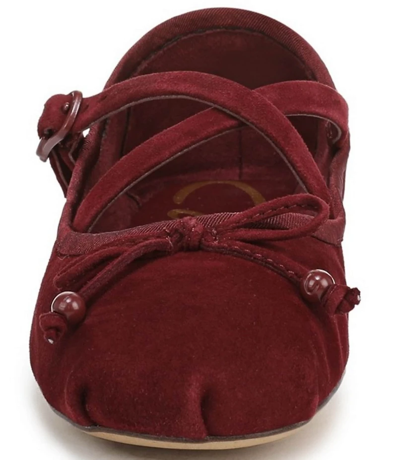 Circus NY by Sam Edelman Zuri Suede Bow Ballerina Flats