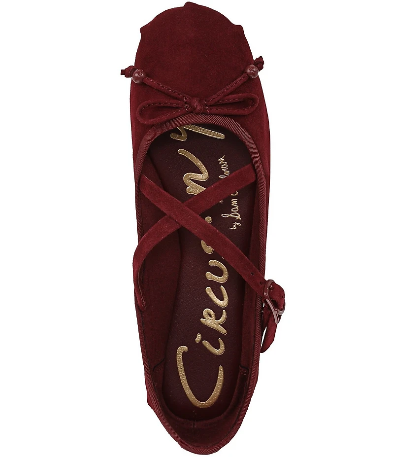 Circus NY by Sam Edelman Zuri Suede Bow Ballerina Flats