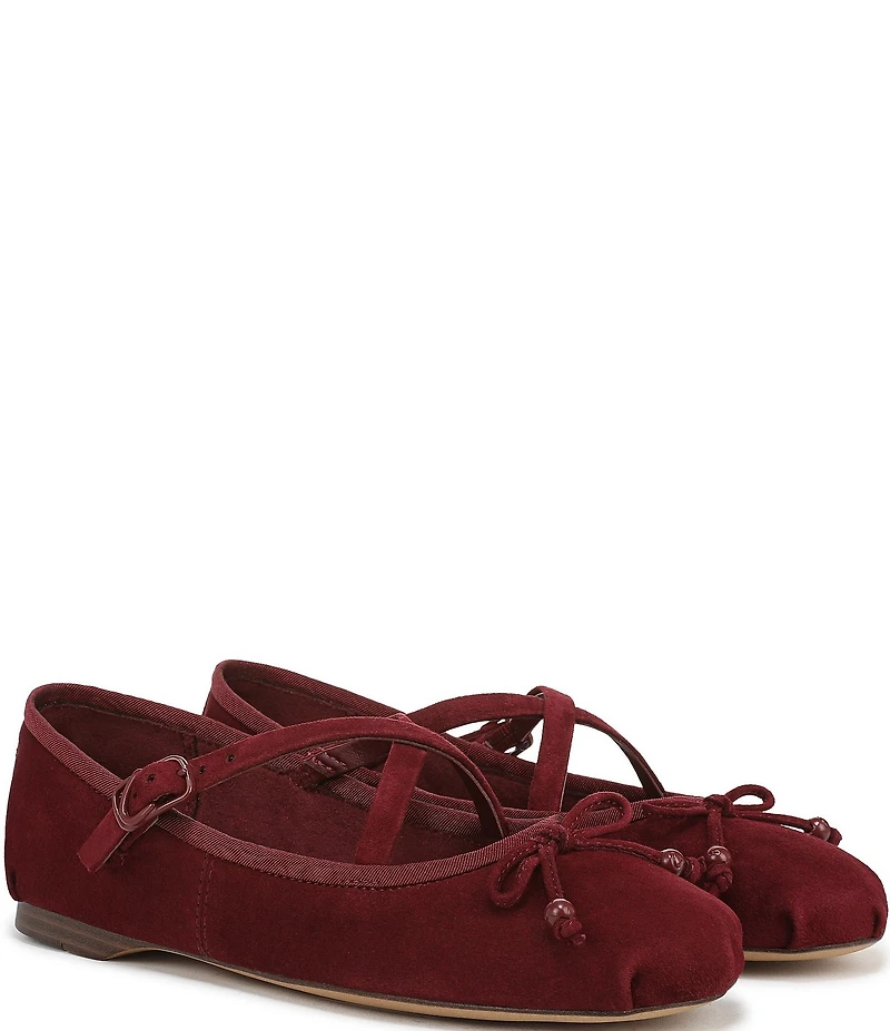 Circus NY by Sam Edelman Zuri Suede Bow Ballerina Flats