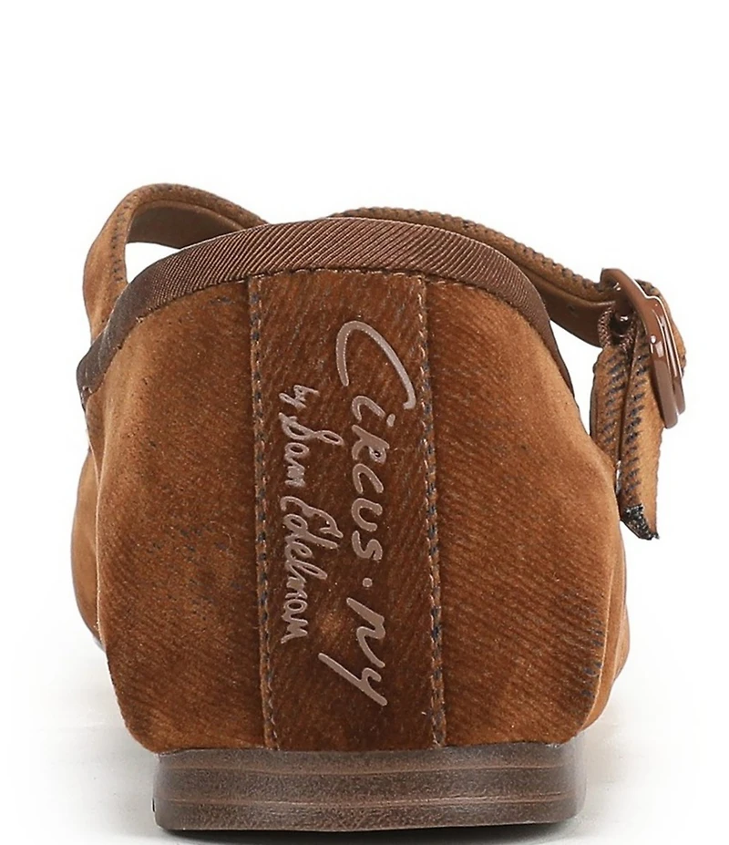 Circus NY by Sam Edelman Zuri Washed Velvet Bow Ballerina Flats
