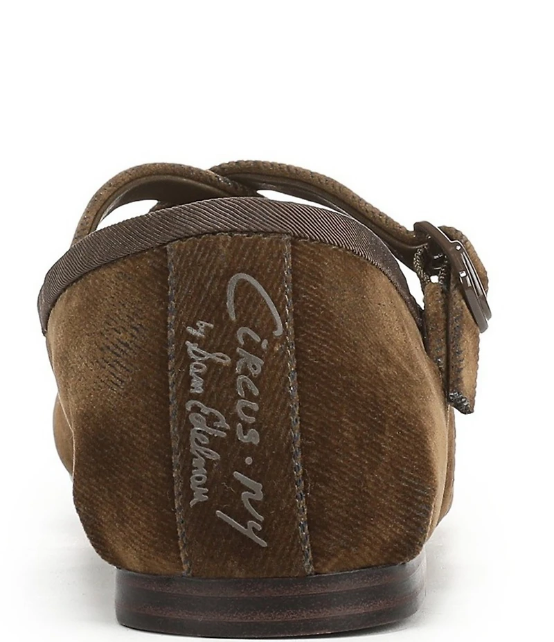 Circus NY by Sam Edelman Zuri Washed Velvet Bow Ballerina Flats