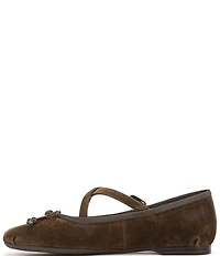 Circus NY by Sam Edelman Zuri Washed Velvet Bow Ballerina Flats