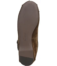 Circus NY by Sam Edelman Zuri Washed Velvet Bow Ballerina Flats