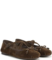 Circus NY by Sam Edelman Zuri Washed Velvet Bow Ballerina Flats