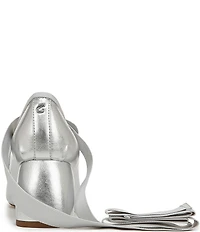 Circus NY by Sam Edelman Della Leather Ballet Ankle Wrap Block Heel Pumps