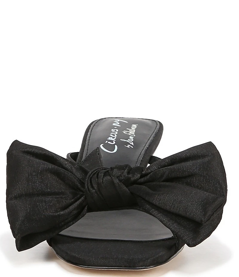 Circus NY by Sam Edelman Natalina Bow Kitten Heel Slide Sandals