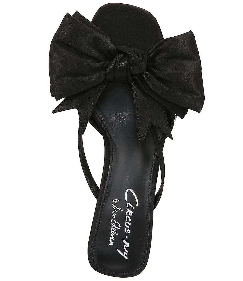 Circus NY by Sam Edelman Natalina Bow Kitten Heel Slide Sandals