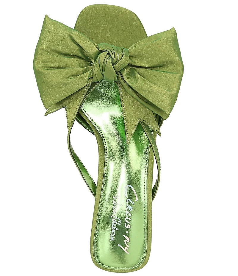 Circus NY by Sam Edelman Natalina Bow Kitten Heel Slide Sandals
