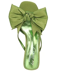 Circus NY by Sam Edelman Natalina Bow Kitten Heel Slide Sandals