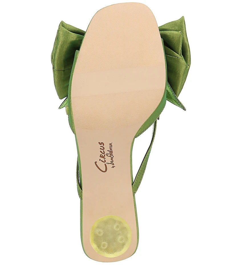 Circus NY by Sam Edelman Natalina Bow Kitten Heel Slide Sandals