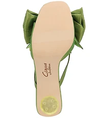 Circus NY by Sam Edelman Natalina Bow Kitten Heel Slide Sandals
