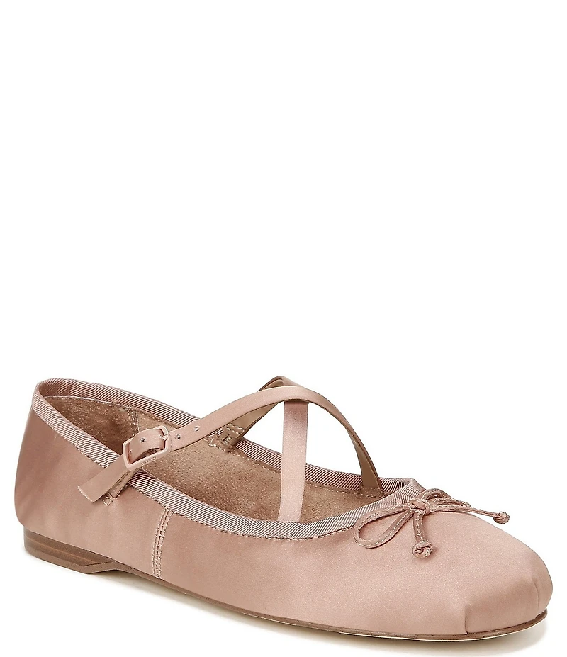 Circus NY by Sam Edelman Zuri Satin Bow Mary Jane Ballerina Flats