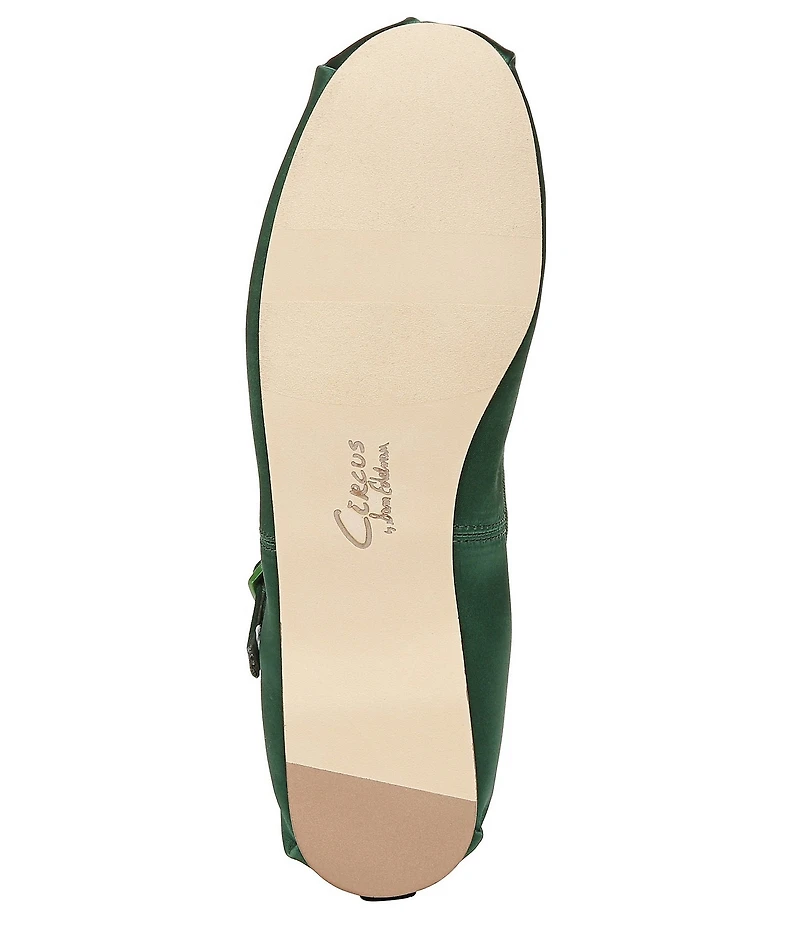 Circus NY by Sam Edelman Zuri Satin Bow Mary Jane Ballerina Flats