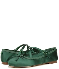 Circus NY by Sam Edelman Zuri Satin Bow Mary Jane Ballerina Flats