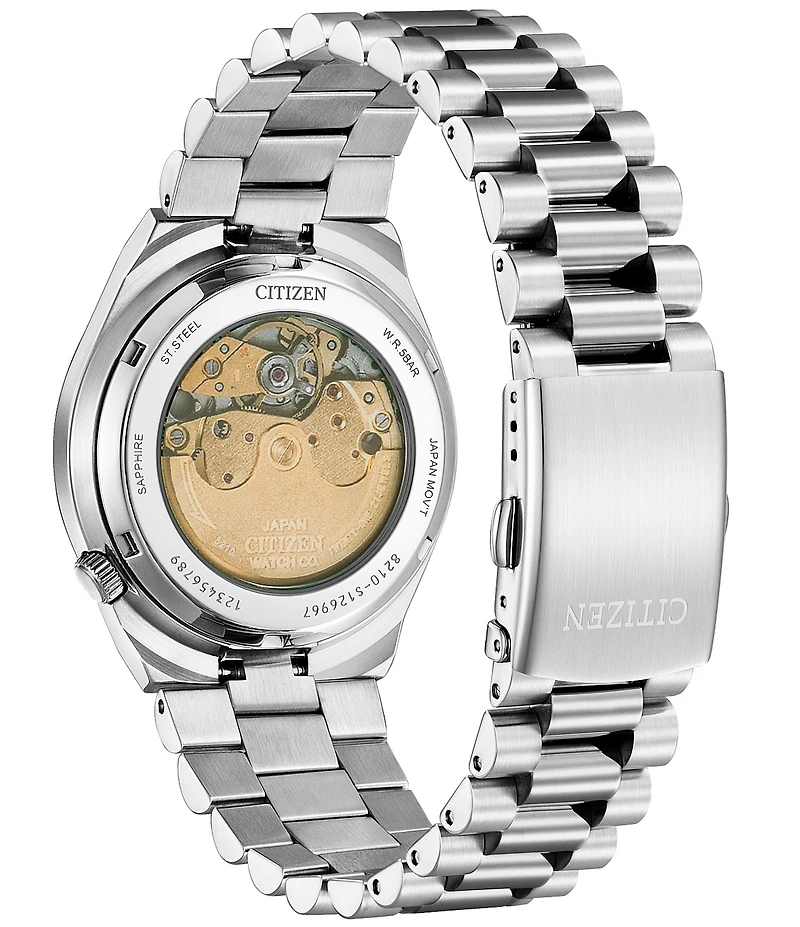 Citizen Men's Mechanical Automatic Water Resistance 50 Stainless Bracelet Watch