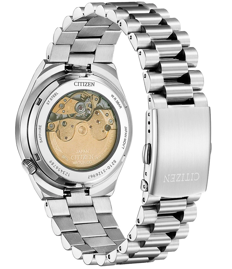 Citizen Men's Mechanical Automatic Water Resistance 50 Stainless Bracelet Watch