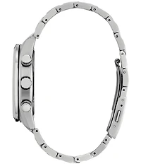 Citizen Men's Blue Dial Eco-Drive Water Resistance 100 Titanium Bracelet Watch