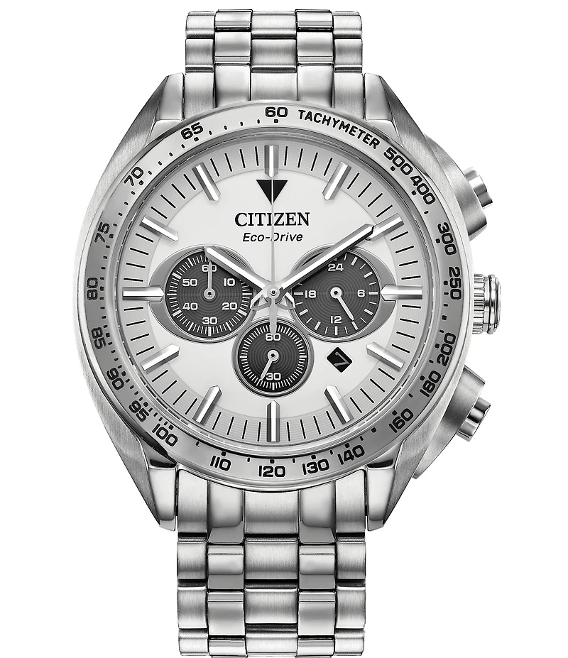 Citizen Men's Carson Chronograph Stainless Steel Bracelet Watch