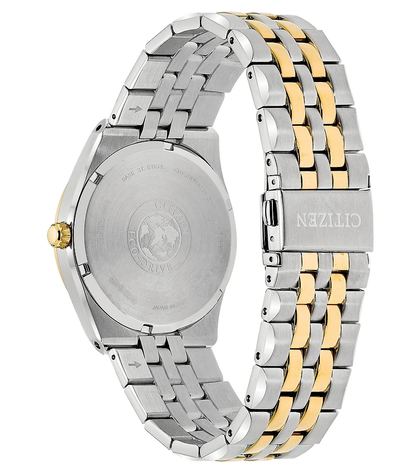 Citizen Men's Corso Three Hand Two Tone Stainless Steel Bracelet Watch