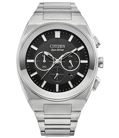 Citizen Men's Eco Drive Chronograph Stainless Steel Bracelet Watch
