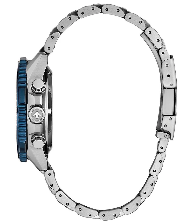 Citizen Men's Eco-Drive Promaster Air Chronograph Stainless Steel Bracelet Watch