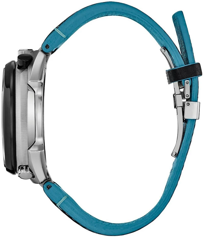 Citizen Men's Eco-Drive Promaster Land Tsuno Quartz Analog Leather Strap Watch