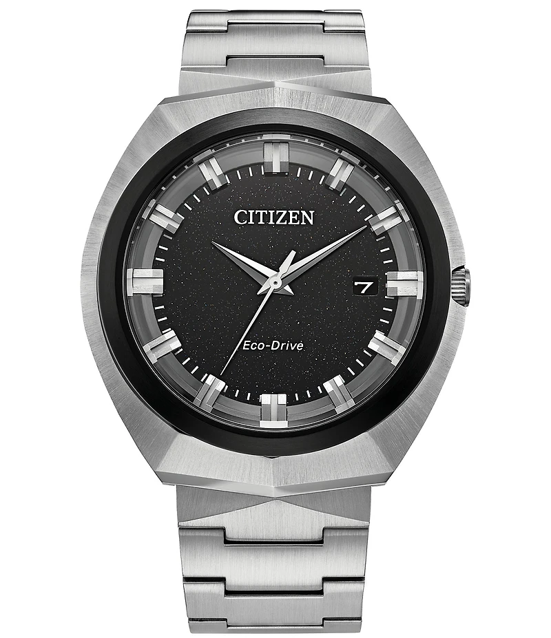 Citizen Men's Eco-Drive Quartz Mechanical Automatic Stainless Steel Bracelet Watch