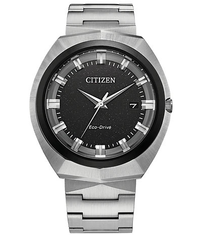 Citizen Men's Eco-Drive Quartz Mechanical Automatic Stainless Steel Bracelet Watch