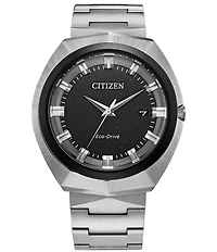 Citizen Men's Eco-Drive Quartz Mechanical Automatic Stainless Steel Bracelet Watch