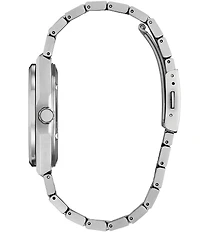 Citizen Men's Eco-Drive Sport Luxury Zenshin Quartz Three Hand Titanium Bracelet Watch