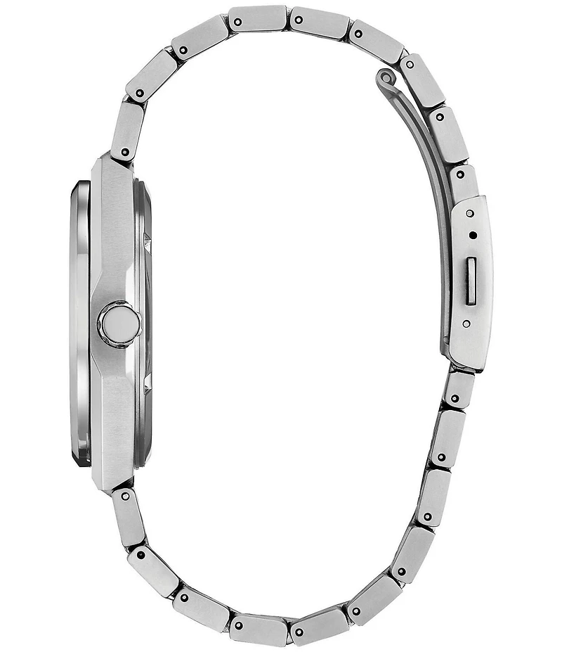 Citizen Men's Eco-Drive Sport Luxury Zenshin Quartz Three Hand Titanium Bracelet Watch