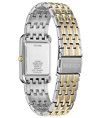 Citizen Men's Eco-Drive Three Hand Two Tone Stainless Steel Bracelet Watch