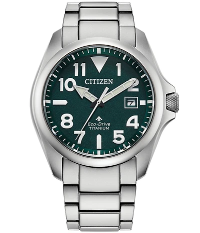 Citizen Men's Eco-Drive Titanium Water Resistance 200 Bracelet Watch