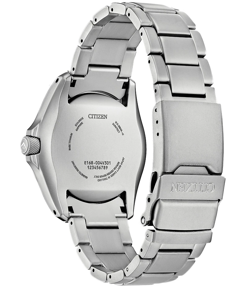 Citizen Men's Eco-Drive Titanium Water Resistance 200 Bracelet Watch