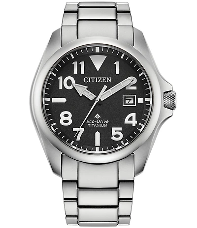 Citizen Men's Eco-Drive Titanium Water Resistance 200 Bracelet Watch