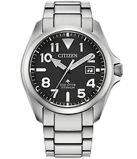 Citizen Men's Eco-Drive Titanium Water Resistance 200 Bracelet Watch